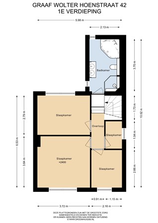 Floorplan - Graaf Wolter Hoenstraat 42, 6243 BE Geulle
